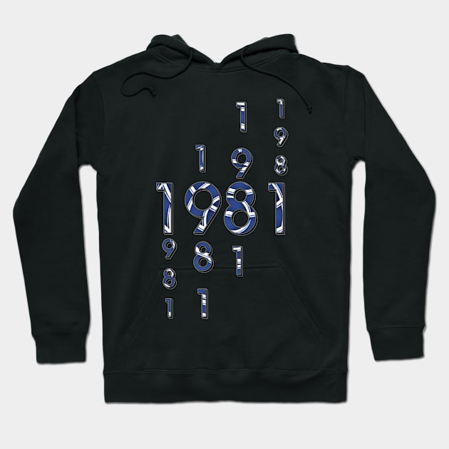 Année de naissance 1981 Hoodie by Cartsandra B